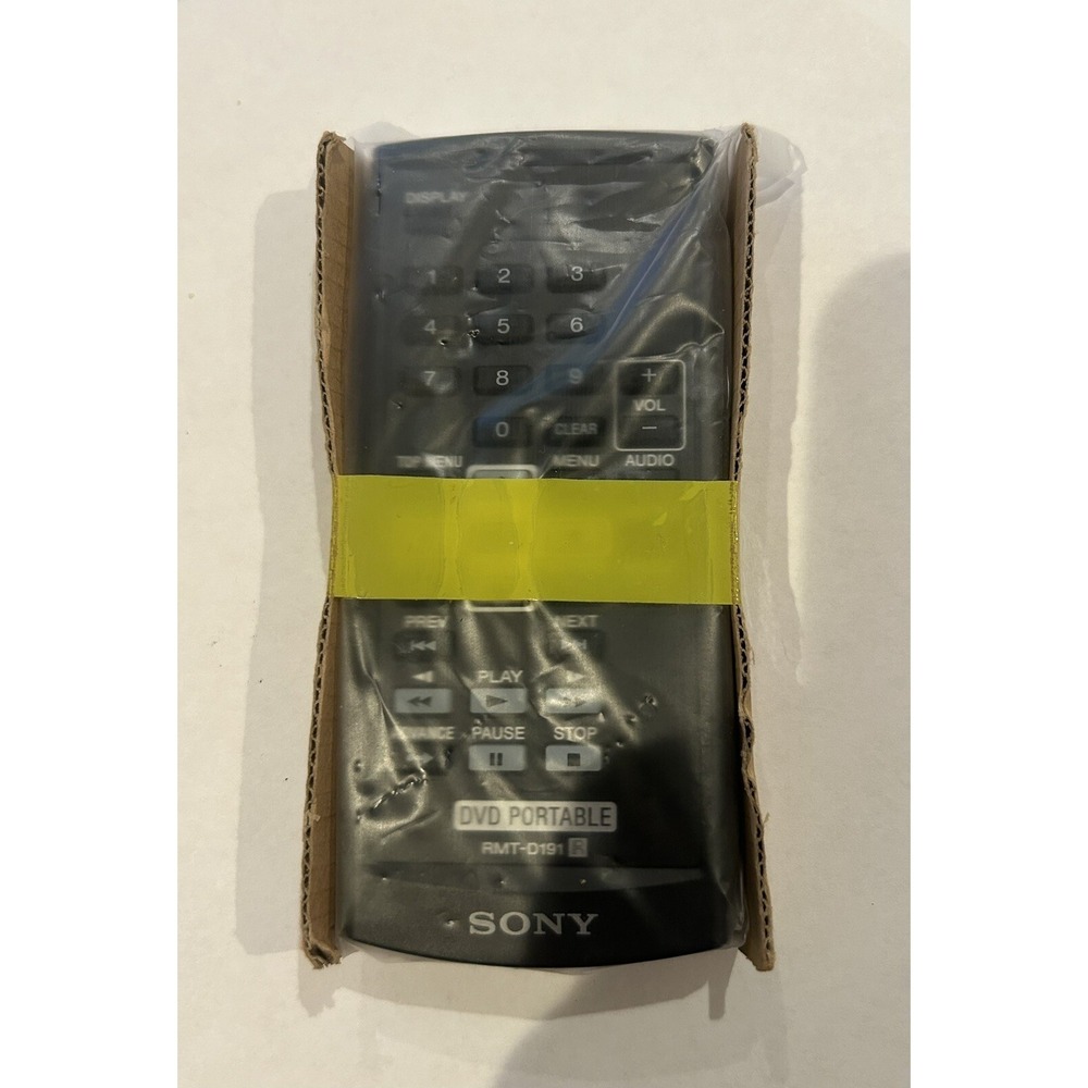 Genuine Sony DVD Portable Remote Control RMT-D191